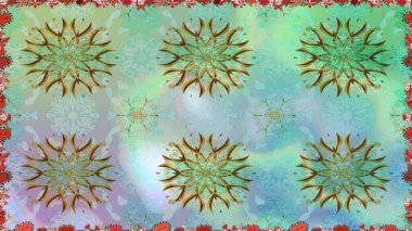 Tarafsız ve mavi renkte çiçekler. Renkli Yaz Temalı Kusursuz Arkaplan. Sevimli çiçek raster deseni. Düz Çiçek Elementleri Tasarımı.