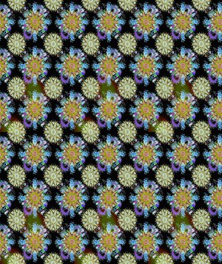 Çocuk stili. Çiçekli, kusursuz bir arkaplan. Düz Çiçek Elementleri Tasarımı. Renkli Bahar Teması Kusursuz Arkaplan.