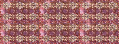 Anti-stres için soyut örnek sayfası. Raster illüstrasyonu. Kahverengi ve pembe renklerde.