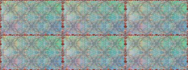 Tarafsız renklerde bahar çiçekleri. Raster illüstrasyonu. Çiçek ve yapraklı karalama şeklinde Raster çiçek deseni.