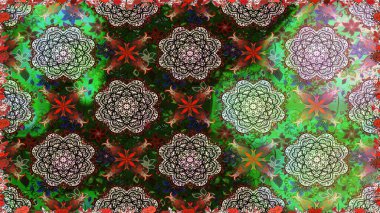 Duvar kağıdı, web sitesi arka planı, ambalaj kağıdı, davetiye, broşür, afiş veya web sitesi için kusursuz çiçek deseni kullanılabilir. Karalama elementleri. El çizimi Raster illüstrasyonu.