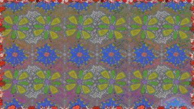 Kusursuz Tony kumaş deseni. Küçük çiçekteki sevimli çiçek deseni. Modaya uygun kumaş deseni. Raster illüstrasyonu.