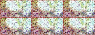 Küçük çiçekteki sevimli çiçek deseni. Tarafsız ve bej renkli çiçekler.