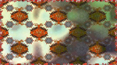 Ev dekorasyonu. Paisley baskı el çizilmiş elemanları. Fantezi çiçekler, doğal duvar kağıdı, çiçek dekorasyon kıvırcık illüstrasyon ile Dikişsiz desen.