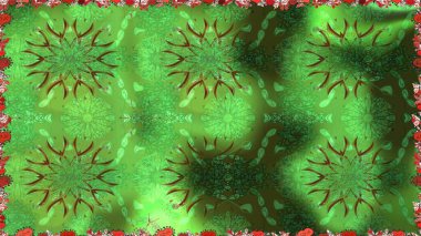 El çizimi Raster çizimi. Duvar kağıdı, web sitesi arka planı, ambalaj kağıdı, davetiye, broşür, afiş veya web sitesi için kusursuz çiçek deseni kullanılabilir. Parlak elementlerin.