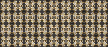 2019 Noel 'i, kar tanesi, yeni yıl. Gri, kahverengi ve bej renklerde altın elementlerle klasik, pürüzsüz desen.