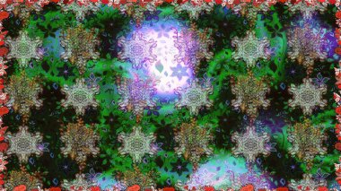 Moda baskıları için zarif bir şablon. Halk tarzı. Modern çiçek arkaplanı. Parlak renkli çiçekleri ve gri ve yeşil yaprakları olan şaşırtıcı, pürüzsüz çiçek deseni..