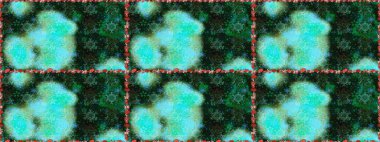 Çiçeksiz desenli arka plan. Mavi renkli çiçekler. Tişört baskısı için çiçek boyama rasteriName.