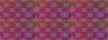 Renkli Bahar Temalı Kusursuz Arkaplan. Mor renkli çiçekler. Düz Çiçek Elementleri Tasarım Raster illüstrasyonu. Çiçeksiz desenli arka plan.