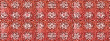 Çiçeklerle suluboya desenli çiçek deseni. Pembe renkli güzel bir tekstil. Raster illüstrasyonu.