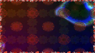 Kahverengi ve gri renkli çiçekler. Raster düz çiçekleri pürüzsüz desen. Tasarım hediye paketi, tebrik kartları, posterler ve afiş tasarımı.