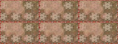 Nazikçe, güzel çiçek arkaplanı. Bej ve kahverengi renkli çiçekler. Raster çiçek desenli ve çiçekli..