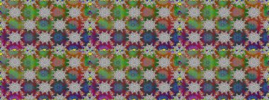 Kusursuz çiçek deseni duvar kâğıdı olarak kullanılabilir. Gri renkli çiçekler. Raster illüstrasyonu.