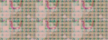 Tarafsız ve bej renkli renkte çok renkli ve bej renkli küçük çiçekler ve komik böcekler, raster desen, illüstrasyon.