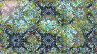 Tarafsız ve mavi renklerde çiçeklerle kusursuz çiçek deseni. Suluboya tarzında tarafsız ve mavi renkte çiçekler.