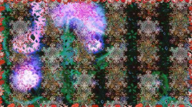 Güzel kumaş deseni. Küçük çiçekteki kusursuz desen. Hoş bir çiçek geçmişi var. Raster illüstrasyonu.