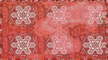 Düz çiçek öğeleri tasarım. Güzel kumaş deseni. Raster çizimde sorunsuz çiçek desenli. Bahar Tema Dikişsiz desen arka plan rengi.