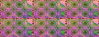 Raster. Yeşil renkli güzel çiçeklerle kusursuz desen, suluboya çiçek deseni, duvar kağıdı, kart ya da kumaş için fayanslı..