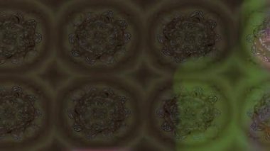 Renkli unsurlarla hareketli arka plan görüntüleri. Çiçekler. Eski model. Bayrak tarzı. Video kaydı. Şablon. Döngü. Kusursuz.. 