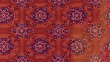 Renkli unsurlarla hareketli arka plan görüntüleri. Çiçekler. Eski model. Bayrak tarzı. Video kaydı. Şablon. Döngü. Kusursuz.. 