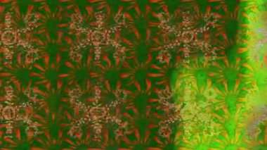 Renkli unsurlarla hareketli arka plan görüntüleri. Çiçekler. Eski model. Bayrak tarzı. Video kaydı. Şablon. Döngü. Kusursuz.. 