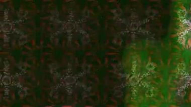 Renkli unsurlarla hareketli arka plan görüntüleri. Çiçekler. Eski model. Bayrak tarzı. Video kaydı. Şablon. Döngü. Kusursuz.. 