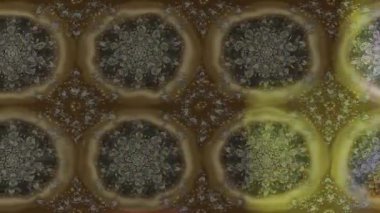 Renkli unsurlarla hareketli arka plan görüntüleri. Çiçekler. Eski model. Bayrak tarzı. Video kaydı. Şablon. Döngü. Kusursuz.. 