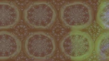 Renkli unsurlarla hareketli arka plan görüntüleri. Çiçekler. Eski model. Bayrak tarzı. Video kaydı. Şablon. Döngü. Kusursuz.. 