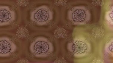 Renkli unsurlarla hareketli arka plan görüntüleri. Çiçekler. Eski model. Bayrak tarzı. Video kaydı. Şablon. Döngü. Kusursuz.. 