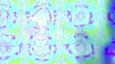 Renkli unsurlarla hareketli arka plan görüntüleri. Çiçekler. Eski model. Bayrak tarzı. Video kaydı. Şablon. Döngü. Kusursuz.. 