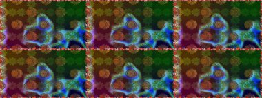 Düz Çiçek Elementleri Tasarımı. Kusursuz Renksiz Bahar Temalı Kusursuz Arkaplan. Sevimli çiçek raster deseni. Kahverengi renkte çiçekler.