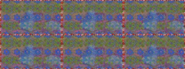 Sevimli, pürüzsüz desenli, küçük çiçekli, klasik tarzda. Moda arka planında parlak buketler. Raster illüstrasyonu. Kumaş, duvar kâğıdı ve kağıda yazdırmak için gelişen arkaplan.