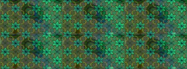 Eskiz geçmişi. Kumaş, tekstil, duvar kağıdı baskısı için. Raster illüstrasyonu. Tomurcukları papatya çiçekleri olan sevimli bir çiçek deseni. Eski usul. Miles Fleur, dandik süs.