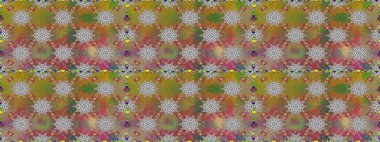 Kahverengi renkli çiçekler. Kumaş desenli papatya çiçekleri ayrıntıları.