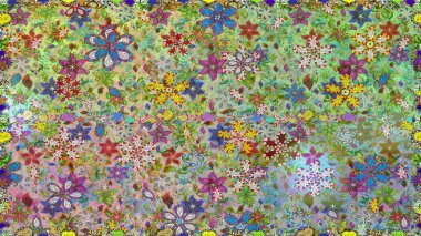 Sabıka fotoğraflarında, bebek kıyafetlerinde, duvar kâğıtlarında, paket kutularında falan kullanılabilir. Zarif, parlak ve kusursuz nötr ve yeşil çiçek desenli tasarım.