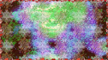 Düz Çiçek Elementleri Tasarımı. Tarafsız ve yeşil renklerde çiçekler. Çiçekli kusursuz retro desen. Renkli Yaz Temalı Kusursuz Arkaplan.