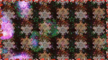 Çiçekler, yapraklar, dekoratif elementler, sıçramalar, lekeler, el çizimleri çizimleri ve Doodle çizimleri, grafik raster çizimleri.