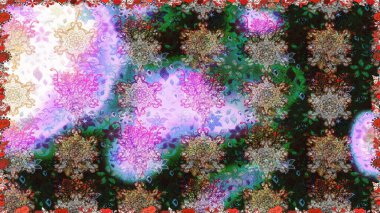 Klasik çiçekler. El çizimi, soyut ve süslü elementler. Gri ve nötr renkler. Suluboya resim taklit Raster çizimi. Yaz çiçekleri teması.