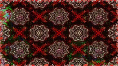 Raster Moda kumaş deseni. Çizgisiz desen. Şirin çiçekler..