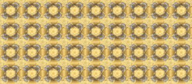 Raster altın pürüzsüz desen. Bej, sarı ve kahverengi renklerde pürüzsüz desen. Kusursuz altın desenli bukleler. Doğu tarzında altın elementler arabesk.