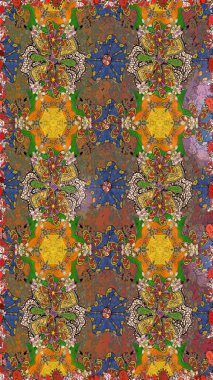 Soyut zarafet, çiçekli arkaplan deseni. Raster Güzel kumaş deseni.