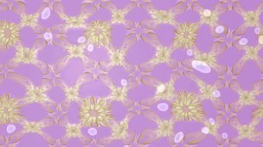 Renkli unsurlarla hareketli arka plan görüntüleri. Çiçekler. Eski model. Bayrak tarzı. Video kaydı. Şablon. Döngü. Kusursuz.. 