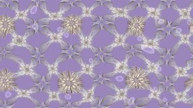 Renkli unsurlarla hareketli arka plan görüntüleri. Çiçekler. Eski model. Bayrak tarzı. Video kaydı. Şablon. Döngü. Kusursuz.. 
