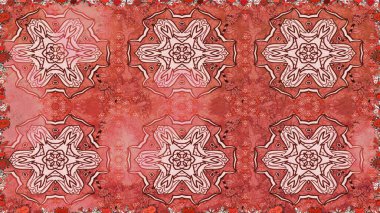 Raster stili kumaş deseni. Çiçekler suluboya desensiz.