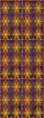 Çiçekli, suluboya desenli kusursuz çiçek deseni. Süslü kumaş deseni. Raster deseni.