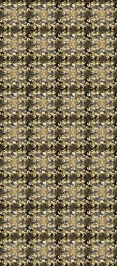 Golden element on gray, beige and brown colors. Luxury, royal and Victorian concept. Vintage baroque floral seamless pattern in gold over gray, beige and brown. Ornate raster decoration.