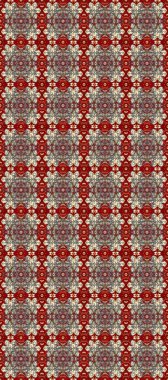 Floral ornament brocade textile pattern, glass, metal with floral pattern on gray, red and brown colors with golden elements. Classic raster golden seamless pattern.