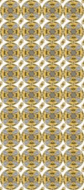 Gold template. Floral classic texture. Seamless pattern golden elements. Raster illustration. Design vintage for card, wallpaper, wrapping, textile. Royal retro on beige, neutral and gray colors.