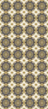 Raster vintage baroque floral seamless pattern in gold. Ornate decoration. Luxury, royal and Victorian concept. Golden pattern on a gray, beige and neutral colors with golden elements.