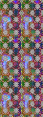 Raster illüstrasyonu. Gri renkli şirin çiçekler. Moda baskısı, albüm, ambalaj kağıdı ve duvar kağıdı için zarif dekoratif süslemeler. Küçük çiçekli basit, pürüzsüz desen..